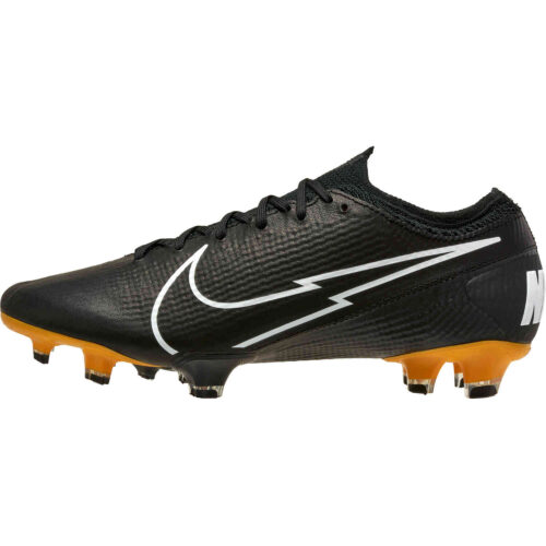 Nike Tech Craft Mercurial Vapor 13 Elite FG – Black & White with Pro Gold with Metallic Gold