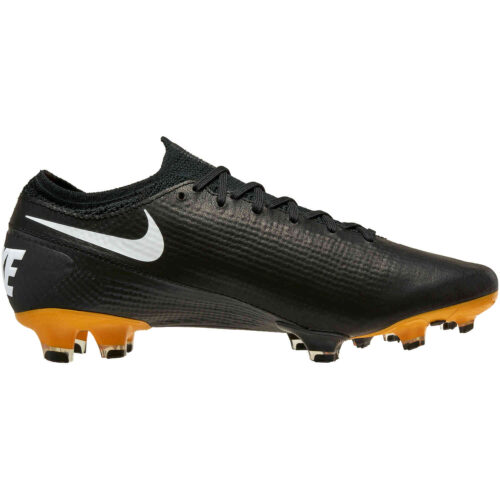 Nike Tech Craft Mercurial Vapor 13 Elite FG – Black & White with Pro Gold with Metallic Gold