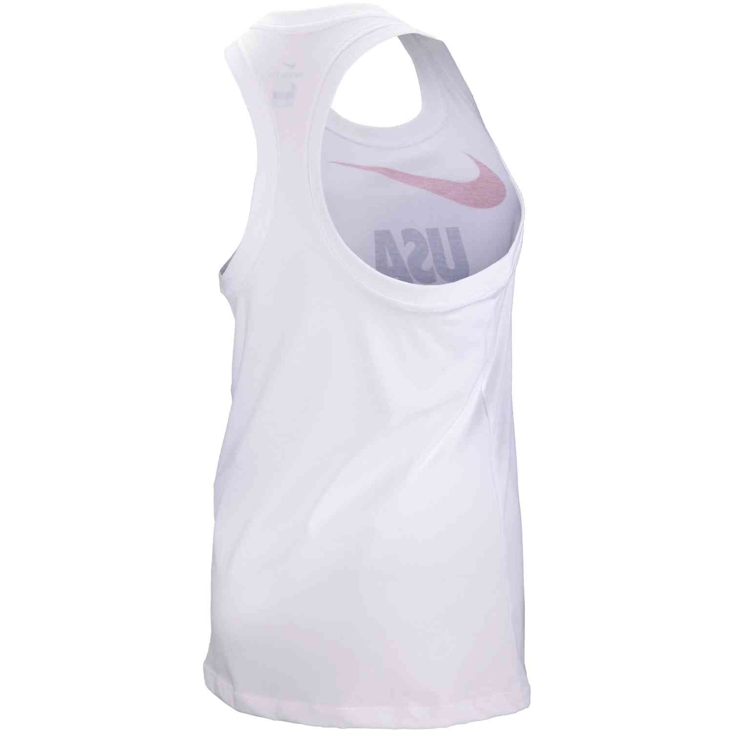 Womens Nike USWNT Graphic Tank - White - SoccerPro