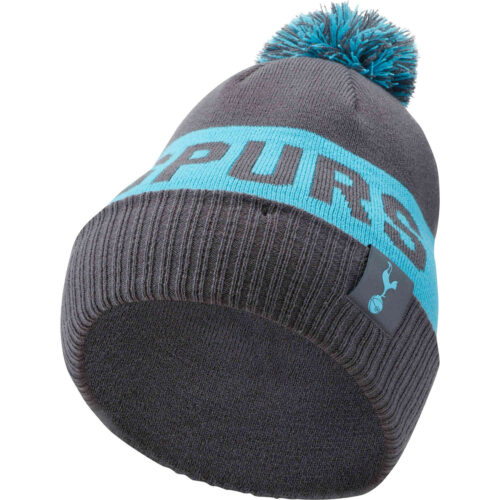 Nike Tottenham Pom Beanie – Flint Grey/Blue Fury/Blue Fury