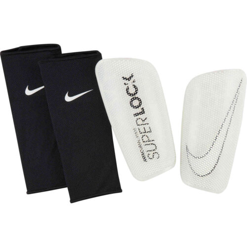 Nike Mercurial Flylite Superlock Shin Guards – Clear & Black