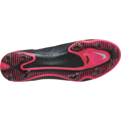 Nike Phantom GT Elite FG – Black & Metallic Silver with Pink Blast