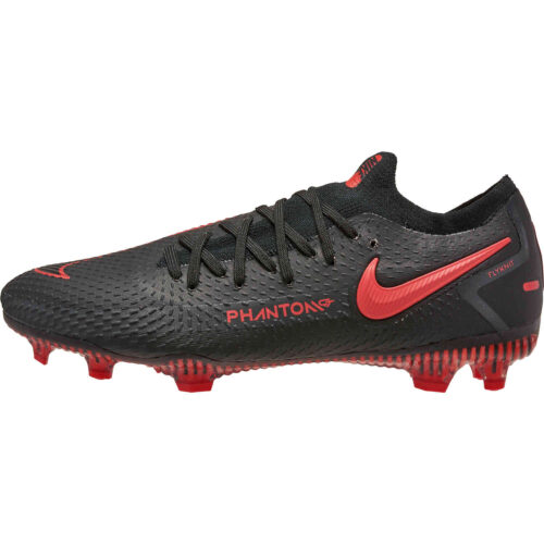 Kids Nike Phantom GT Elite FG – Black x Chile Red Pack