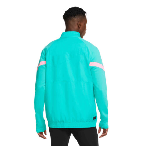 Nike Barcelona Woven Travel Jacket – New Green/Pink Beam