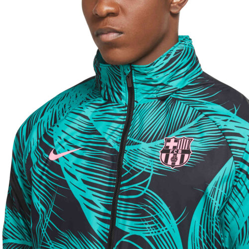 Nike Barcelona AWF LTE Jacket – New Green/Black/Pink Beam