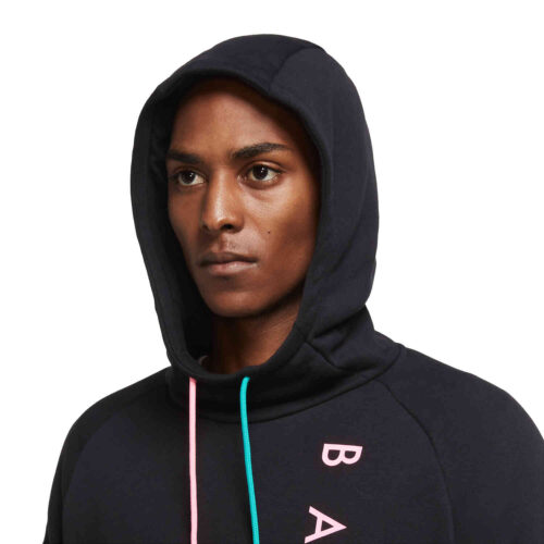 Nike Barcelona Fleece Pullover Hoodie – Black/New Green/Pink Beam