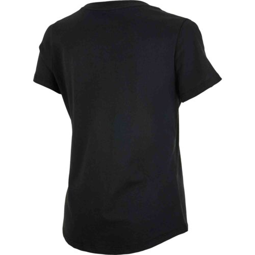 Girls Nike “Powerful” Scoop Tee – Black/Pink Foam