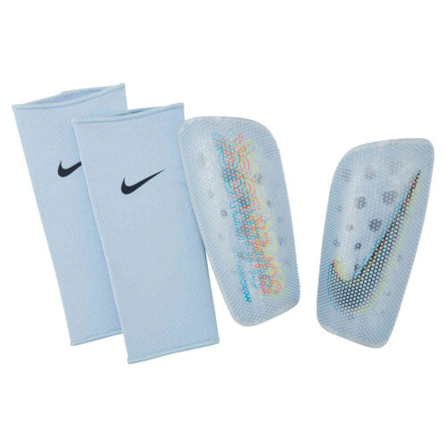 Nike Mercurial Lite Superlock Shin Guards – Light Marine & Football Grey with Blackened Blue