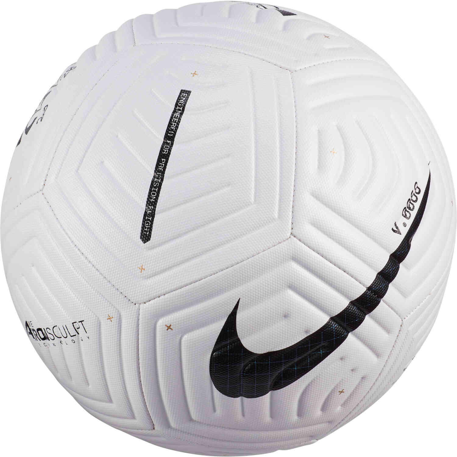 Ópera Maestro Conquista Nike Flight Club Soccer Ball - White & Black - SoccerPro