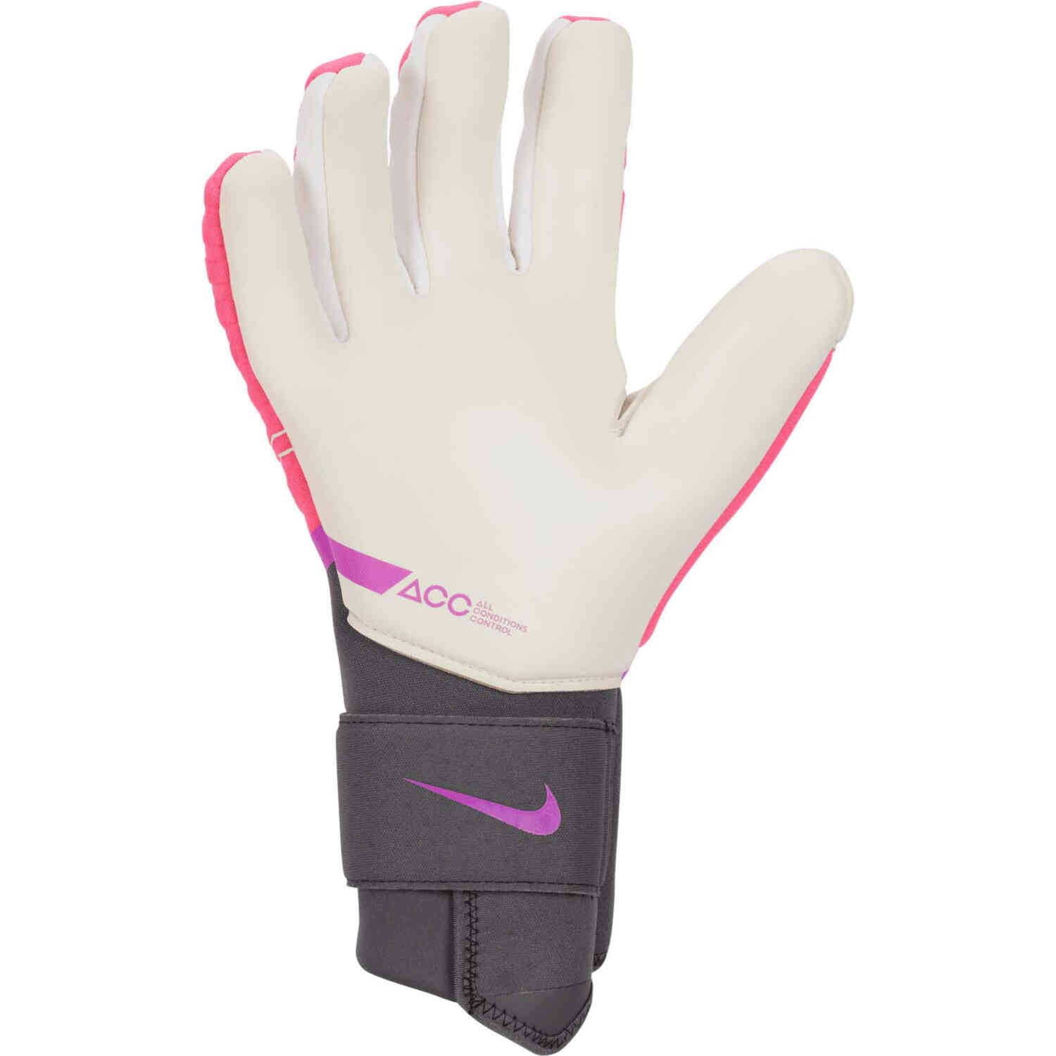 Pink nike goalkeeper gloves sale