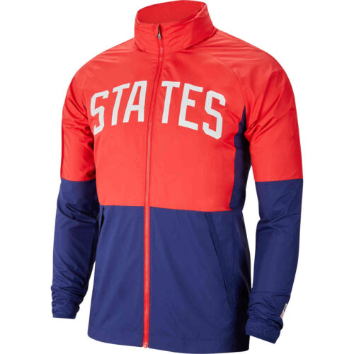 Nike USA AWF LTE Jacket – Speed Red & Loyal Blue with White