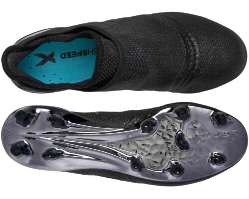 adidas X 17  FG – Black/Super Cyan