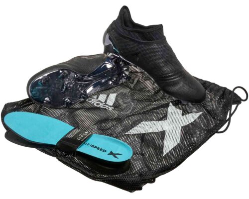 adidas X 17  FG – Black/Super Cyan