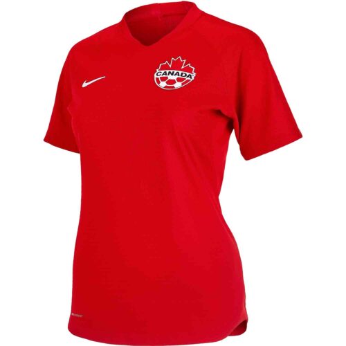 2019 Womens Nike Canada Home Match Jersey