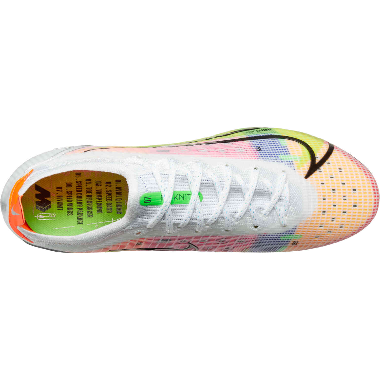 Nike Mercurial Vapor Dragonfly 14 Elite FG - White & Metallic Silver -  SoccerPro