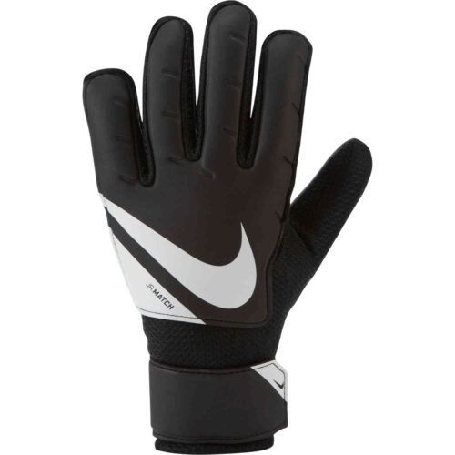 Kids Nike Match Goalkeeper Gloves – Black & White