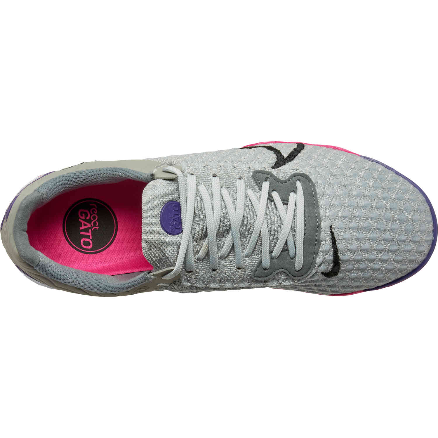 Nike React Gato IC Light Smoke Grey Black with Smoke Grey