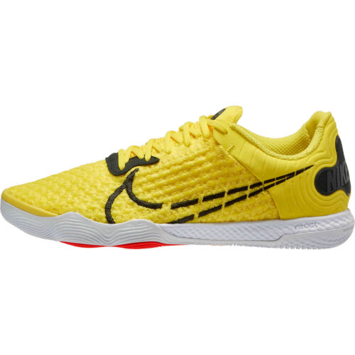 Nike React Gato IC – Opti Yellow & Dark Smoke Grey with White with Opti Yellow with Bright Crimson