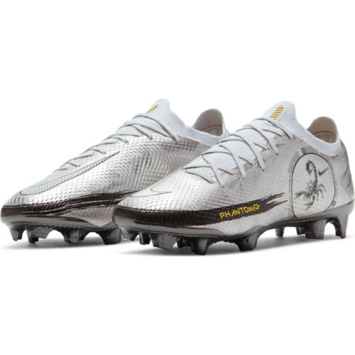 Nike Phantom GT Elite FG – Pure Platinum & Metallic Silver with Black