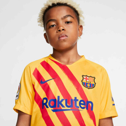 2019/20 Kids Nike Barcelona El Clasico Jersey