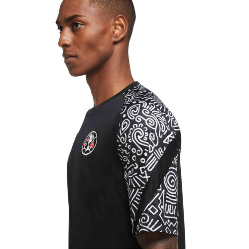 Nike Club America Pre-Match Top – Black/Black/White