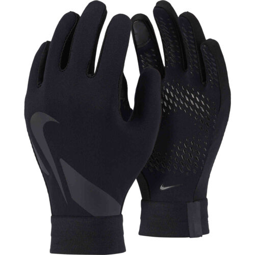 Kids Nike Hyperwarm Academy Fieldplayer Gloves – Black/Black