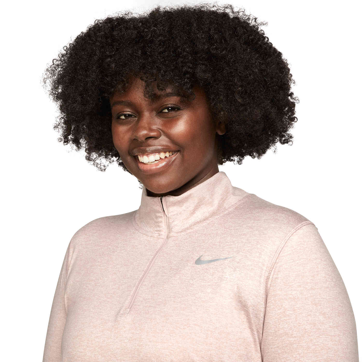 Nike pink element hotsell half zip top