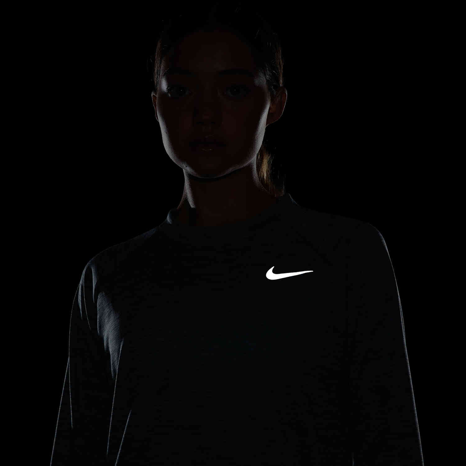 Womens Nike Pacer Crew - Hasta/Htr/Reflective Silv - SoccerPro