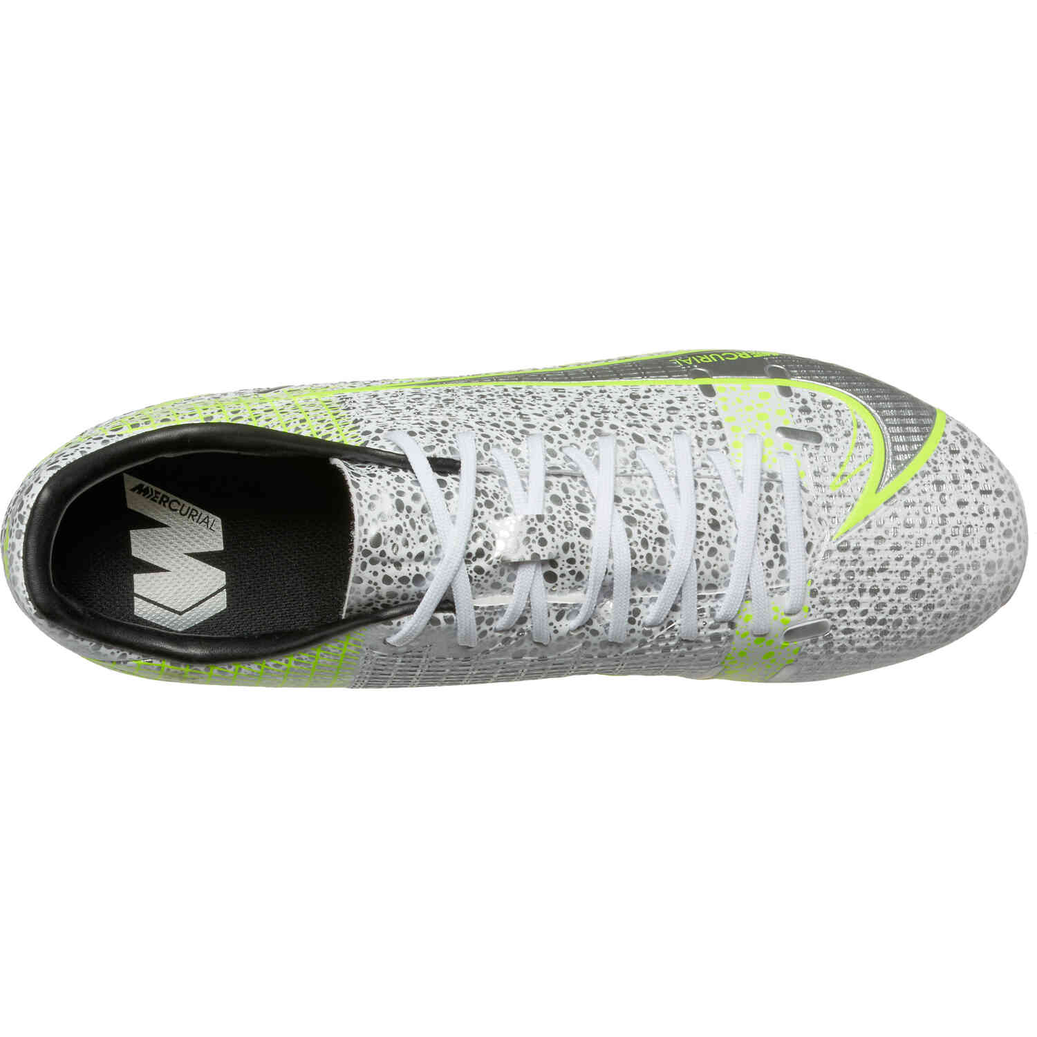 Shop The Nike Mercurial Vapor 14 Elite SG-PRO Silver Safari CR7 -  White/Black/Metallic Silver/Volt