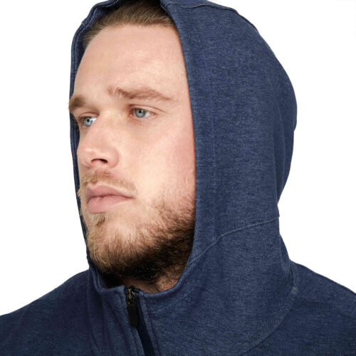 Nike Yoga Full-zip Fleece Hoodie – Midnight Navy/Heather