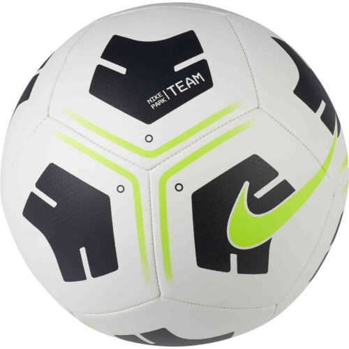 Nike Park Soccer Ball – White & Black with Volt