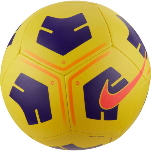 Nike Park Soccer Ball – Yellow & Violet with Bright Crimson