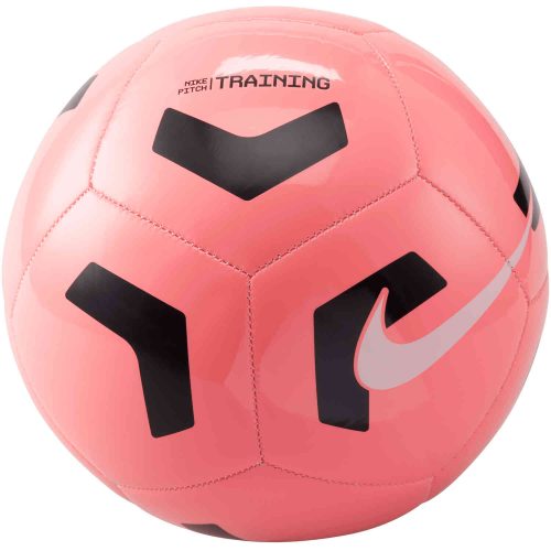 Nike Pitch Training Soccer Ball – Sunset Pulse & Black with White