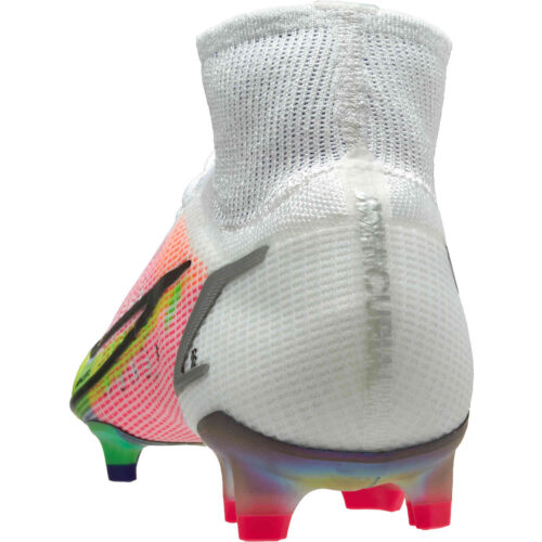 Nike Mercurial Superfly Dragonfly 8 Elite FG – White & Metallic Silver
