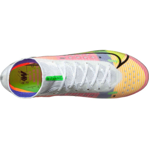Nike Mercurial Superfly Dragonfly 8 Elite FG – White & Metallic Silver