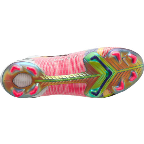Nike Mercurial Superfly Dragonfly 8 Elite FG – White & Metallic Silver