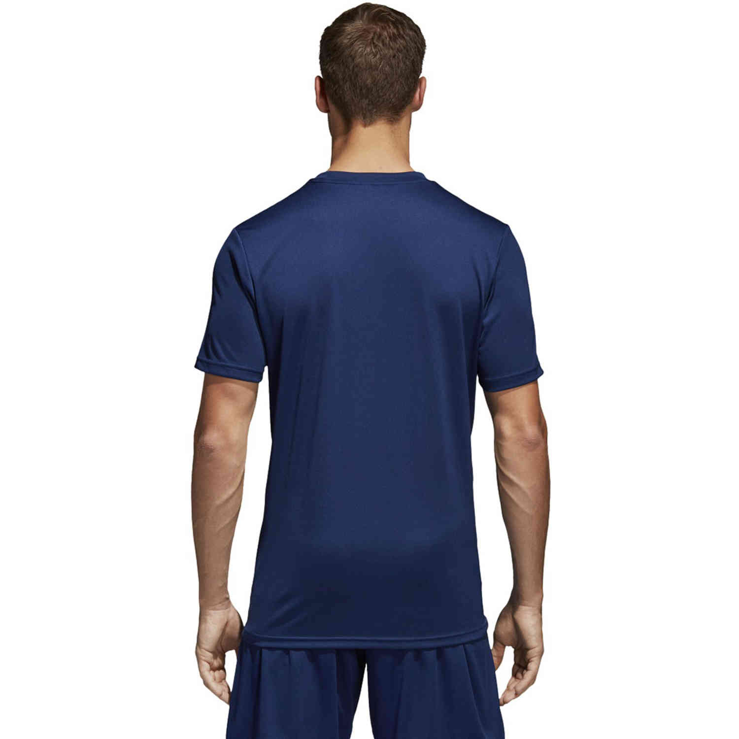 adidas Core 18 Training Jersey - Dark Blue/White - SoccerPro