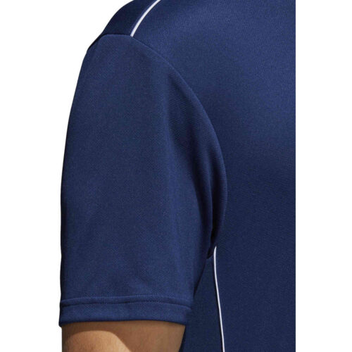 adidas Core 18 Training Jersey Dark Blue White SoccerPro