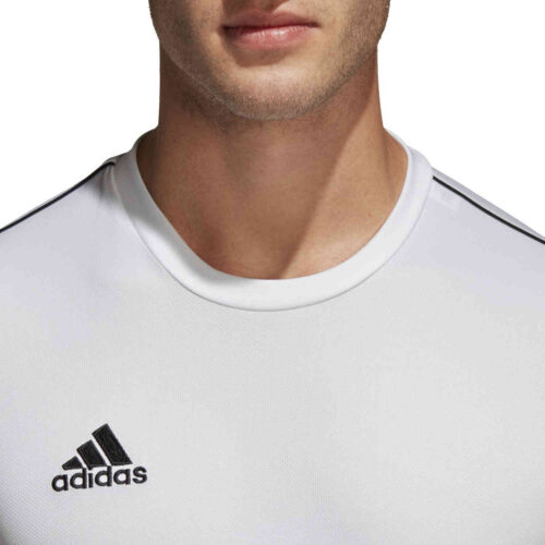 adidas Core 18 Training Jersey – White/Black
