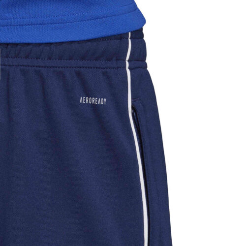 Kids adidas Core 18 Training Shorts – Dark Blue/White