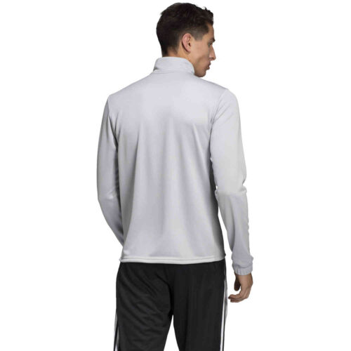 adidas Core 18 1/4 zip Training Top – Stone/White