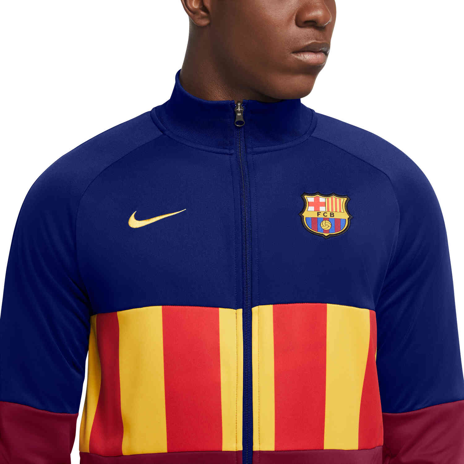 Nike Barcelona El Clasico I96 Anthem Track Jacket - Deep Royal Blue ...