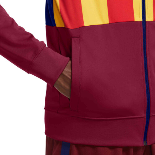 Nike Barcelona El Clasico I96 Anthem Track Jacket – Deep Royal Blue/Noble Red/Amarillo