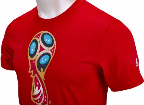 adidas World Cup Emblem Tee – Youth – Red