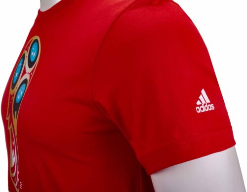 adidas World Cup Emblem Tee – Youth – Red