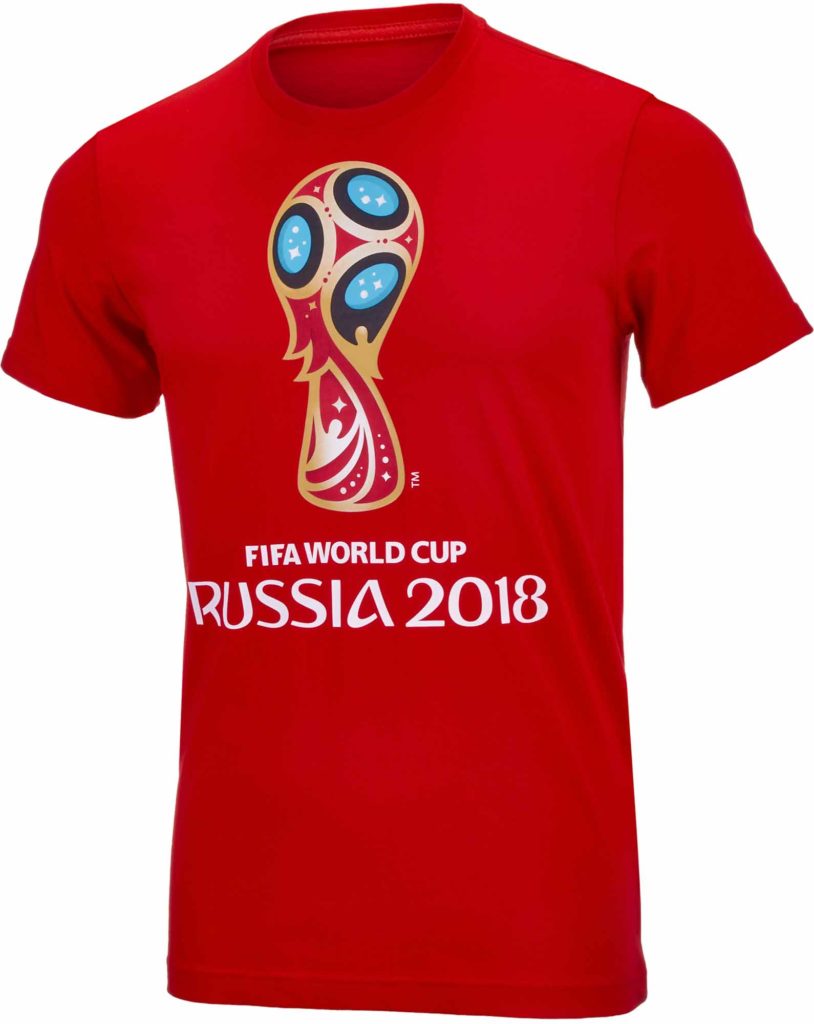 adidas World Cup Emblem Tee Red SoccerPro
