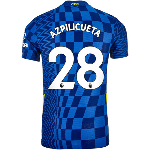 2021/22 Nike Cesar Azpilicueta Chelsea Home Match Jersey