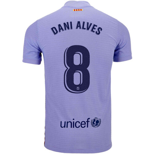 2021/22 Nike Dani Alves Barcelona Away Match Jersey