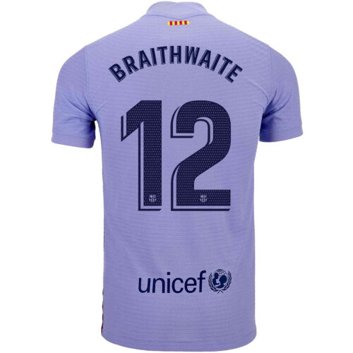 2021/22 Nike Martin Braithwaite Barcelona Away Match Jersey