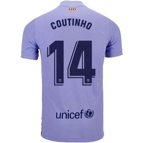 2021/22 Nike Philippe Coutinho Barcelona Away Match Jersey